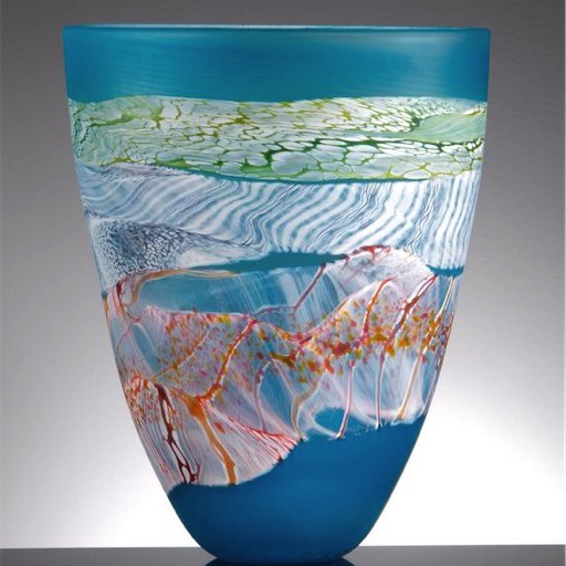 Thomas Petit glassware at Duffield Art Gallery